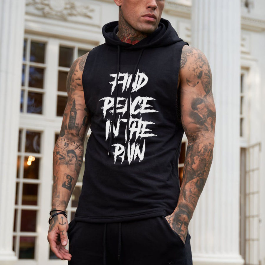 

Find Peace In The Pain Sports Sleeveless T-Shirt