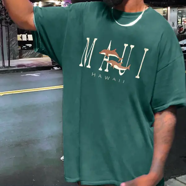 Men's Vintage MAUI T-Shirt - Paleonice.com 