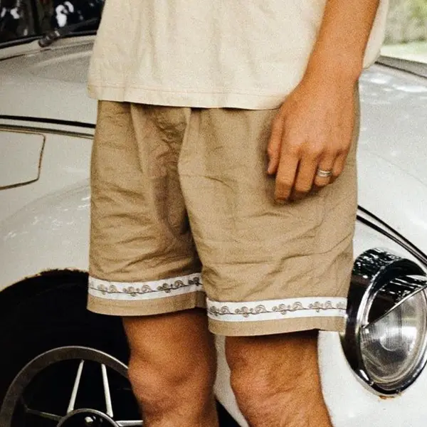 Men's Retro Surf Shorts - Paleonice.com 