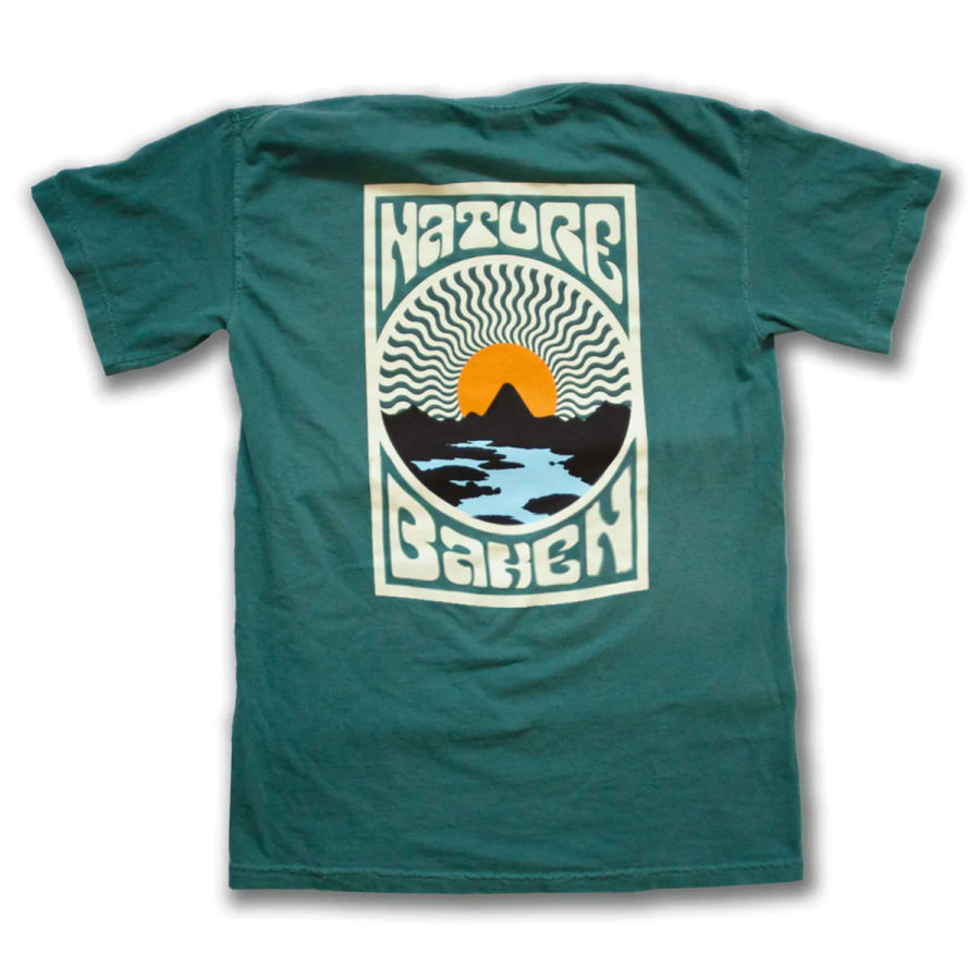 

Unisex Retro Sunset Woods Vacation T-shirt