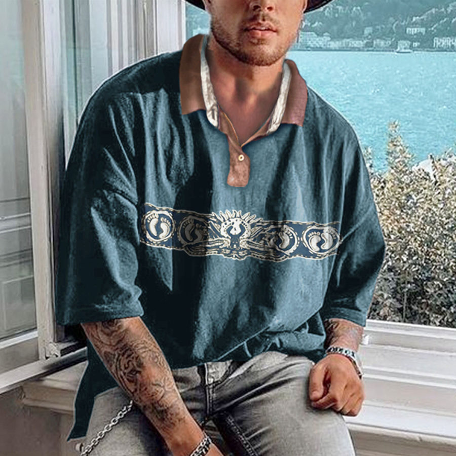 

Men's Vintage Surf Polo T-Shirt