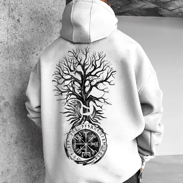 Sudadera Con Capucha Viking Life Tree Totem - Faciway.com 