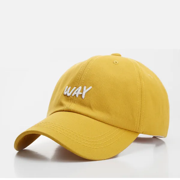 Sun Protection Sun Hat Letter Embroidered Baseball Cap - Xmally.com 