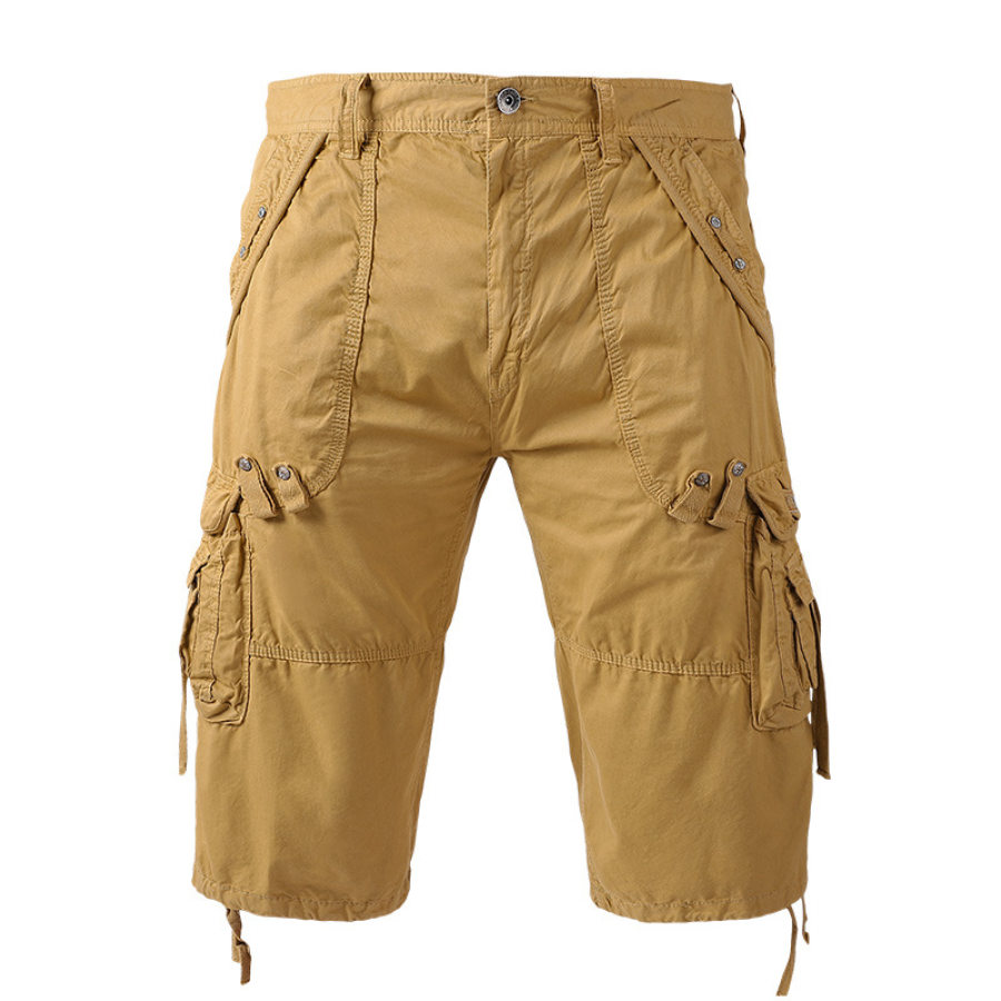 

Men's Multi-Pocket Pants Cotton Cargo Shorts