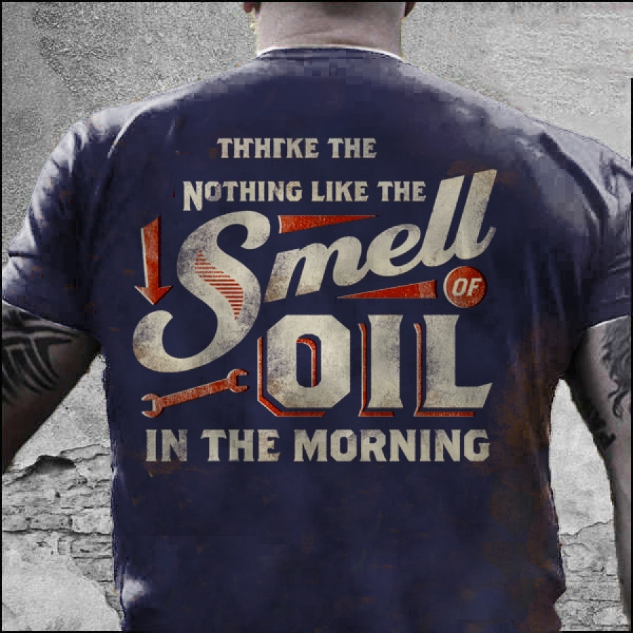 

Men's Vintage Smell Oil Tactical T-Shirt