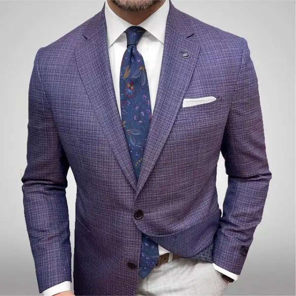Men's Casual Senior Suit Jacket - Fineyoyo.com 