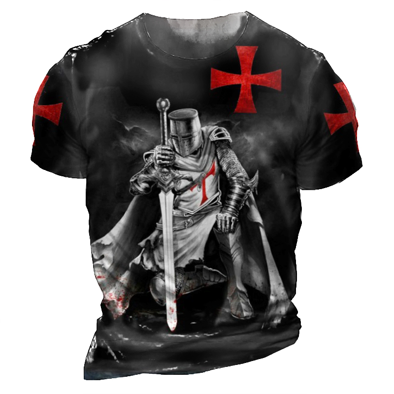 templar cross t shirt