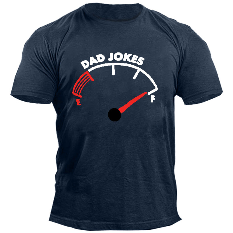 Dad's Joke Is Loading Chic Men's Fun Print Cotton T-shirt