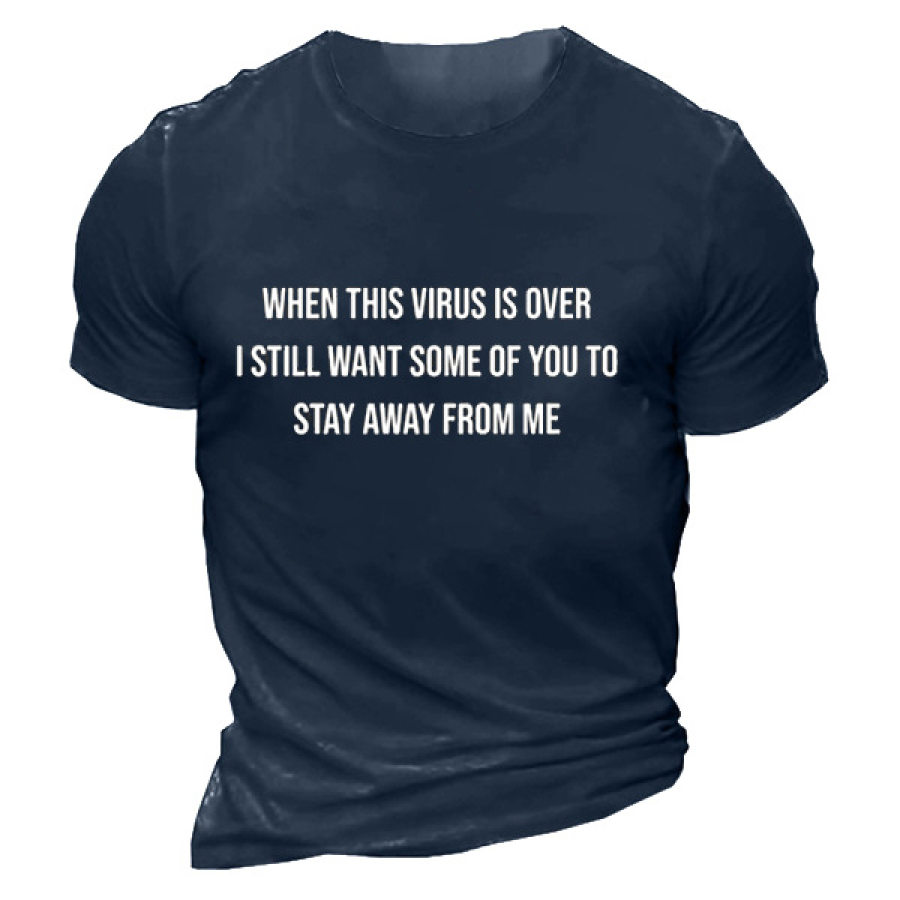 

When This Virus Is Over Graphic Novelty Sarcastic Funny T Shirt