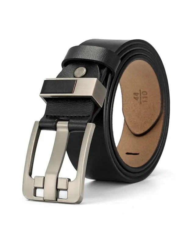 Vintage Men's Simple Pin Buckle Belt - Gethefashion.chimpone.com 