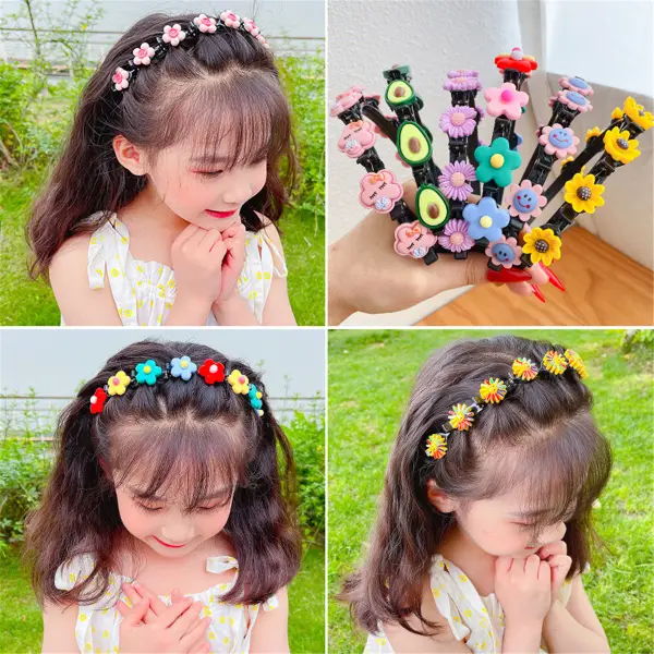 Cute Multicolor Colorful Floral Bowknot Headdress - 5403 - Thefolls.com 