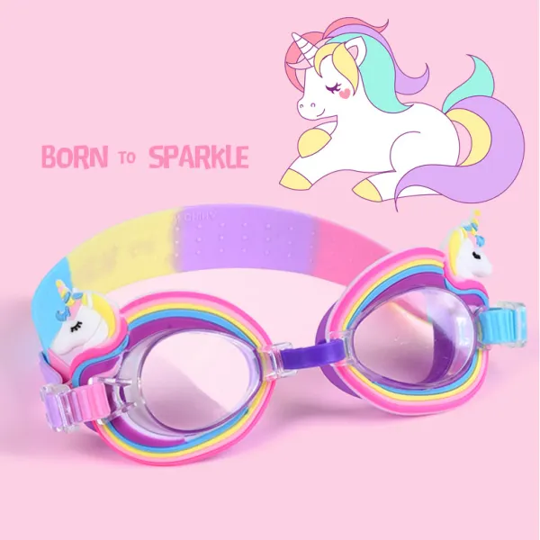 Kids Cute Cartoon Swimming Goggles - Thefolls.com 