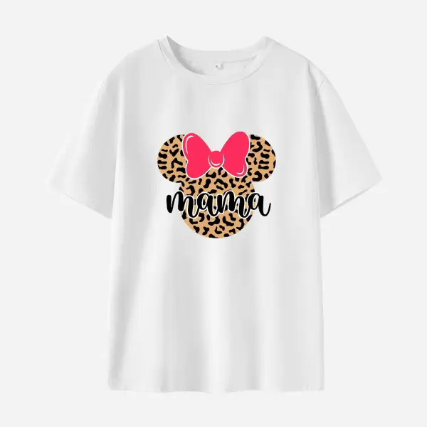 Woman Cotton Stain Resistant Letter Print Short Sleeve T-shirt - Thefolls.com 