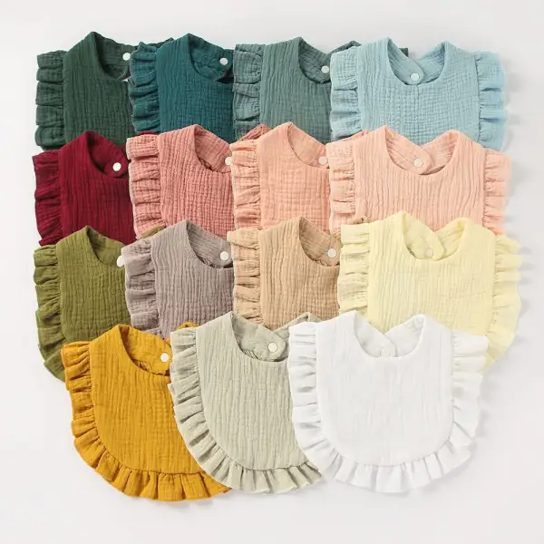 Baby Cotton Multicolor Bib - Thefolls.com 