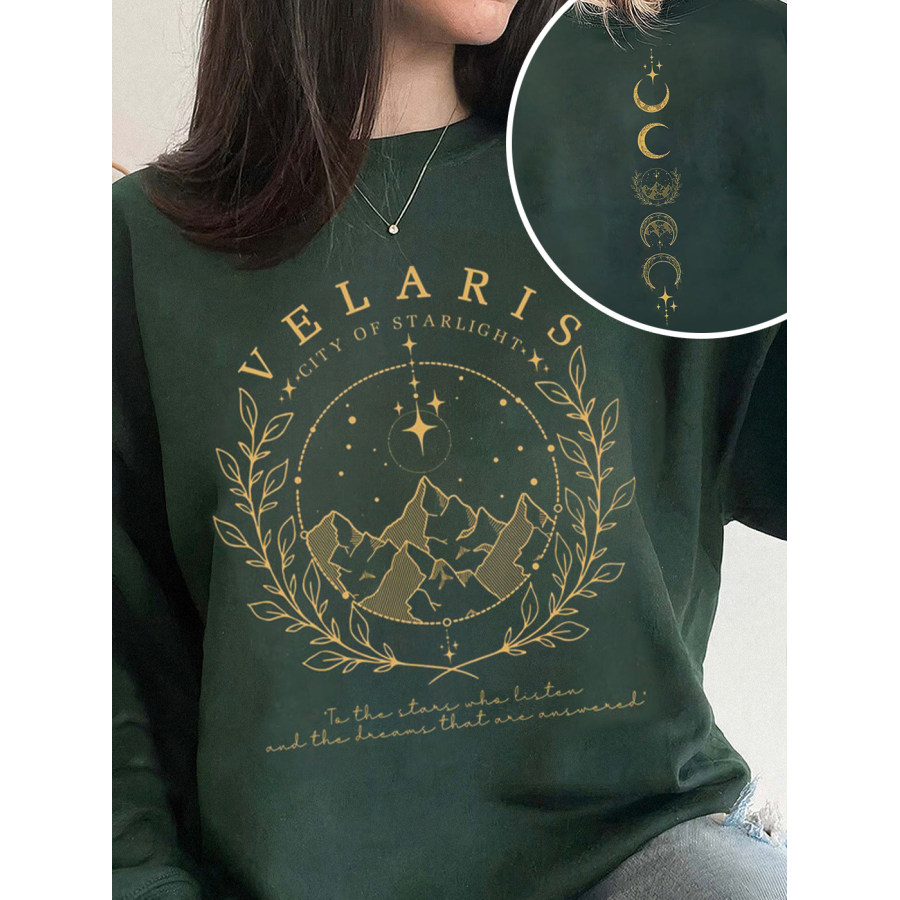 

Velaris City Of Starlight Doppelseitiges Sweatshirt