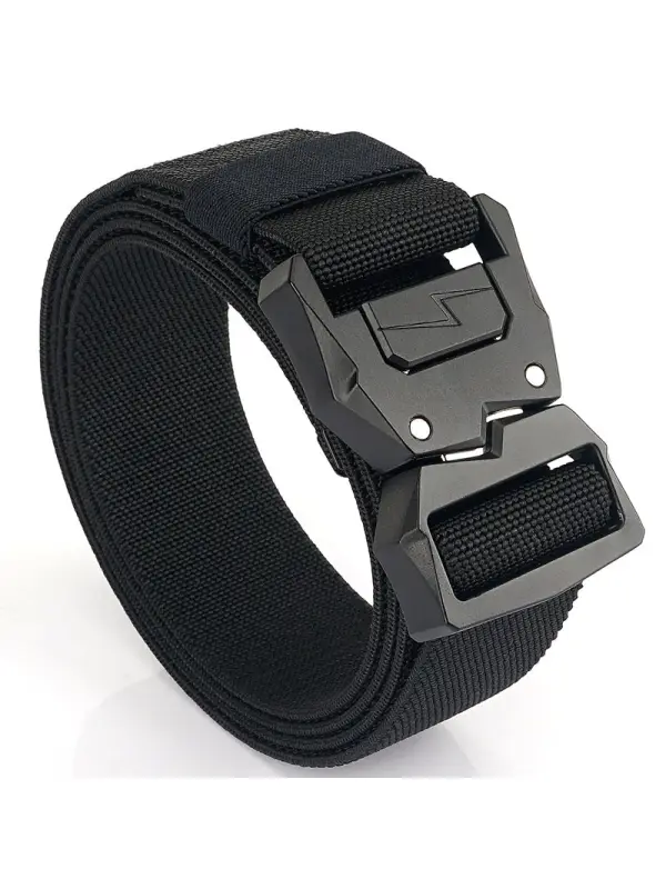 Lightning Tactical Buckle Men's Elastic Belt - Gethefashion.chimpone.com 