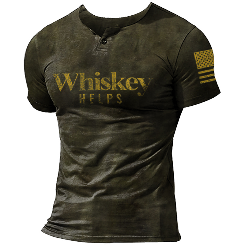 Printed Polo Short-sleeved Outdoor Chic Tactical T-shirt