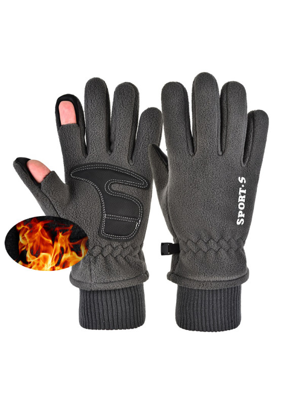 Men's Fleece Thermal Touch Screen Thermal Gloves