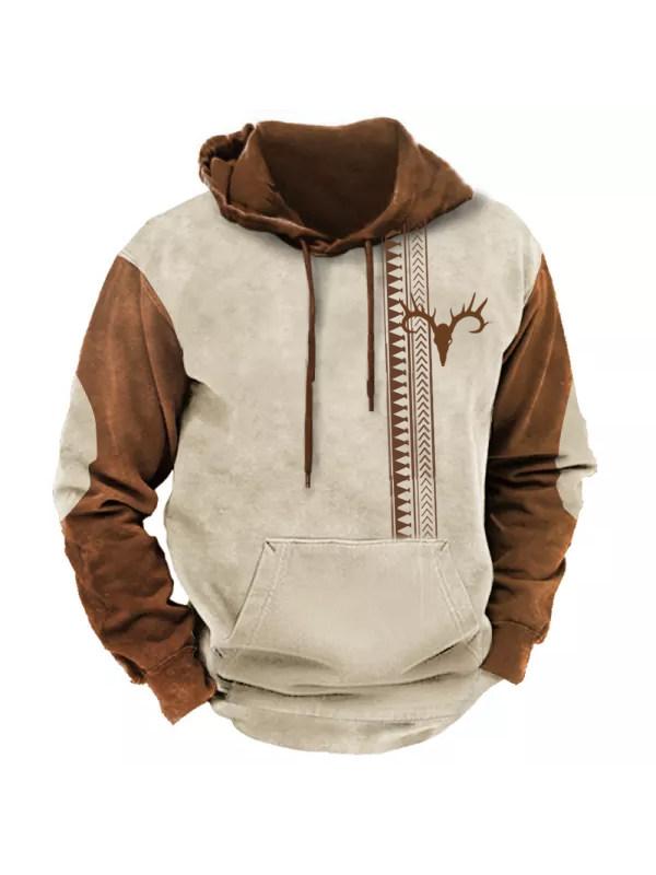 Men's Ethnic Print Men's Sports Hoodie