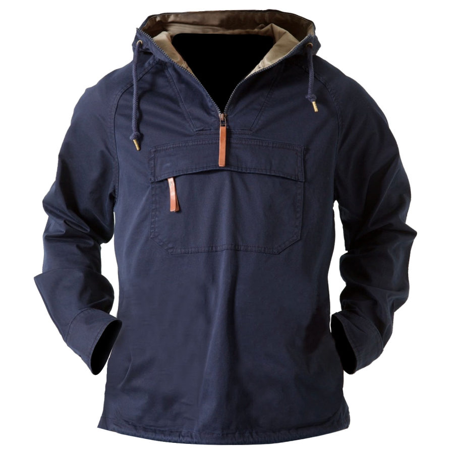 

Men's Outdoor Tactical Pocket Zip Hoodie