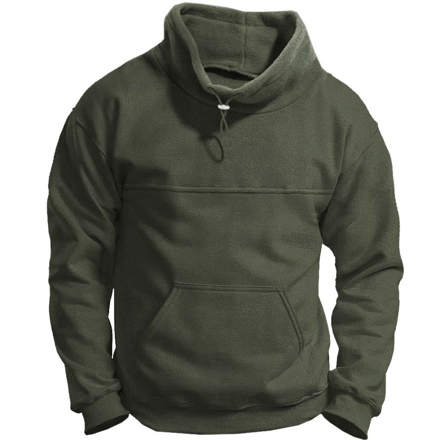 

Men's Outdoor Tactical Polar Fleece Stand Collar Sweatshirt
