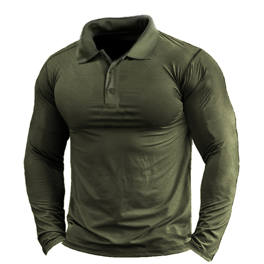 

Men's Outdoor Tactical Sport PoLo Neck T-Shirt