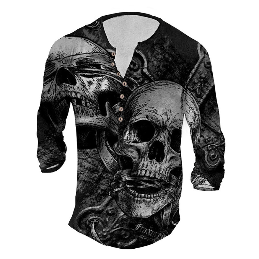 

Men's Outdoor Casual Printed Long Sleeve T-Shirt