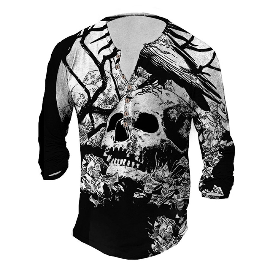 

Men's Outdoor Casual Printed Long Sleeve T-Shirt