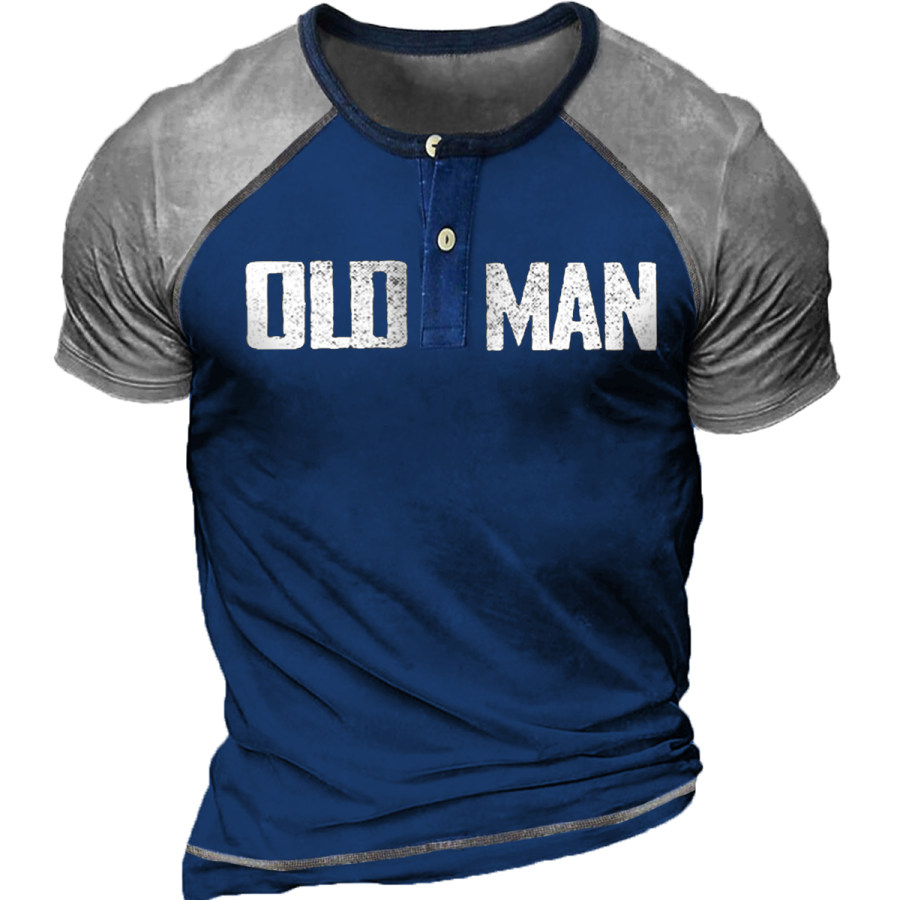 

Men's Vintage OLD MAN Henry Short Sleeve T-Shirt