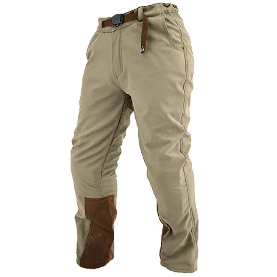 

Men's Outdoor Retro Colorblock Casual Pants