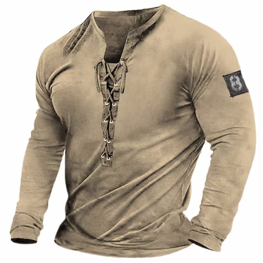 

Men's Outdoor Sports Casual Long Sleeve Printed T-Shirt