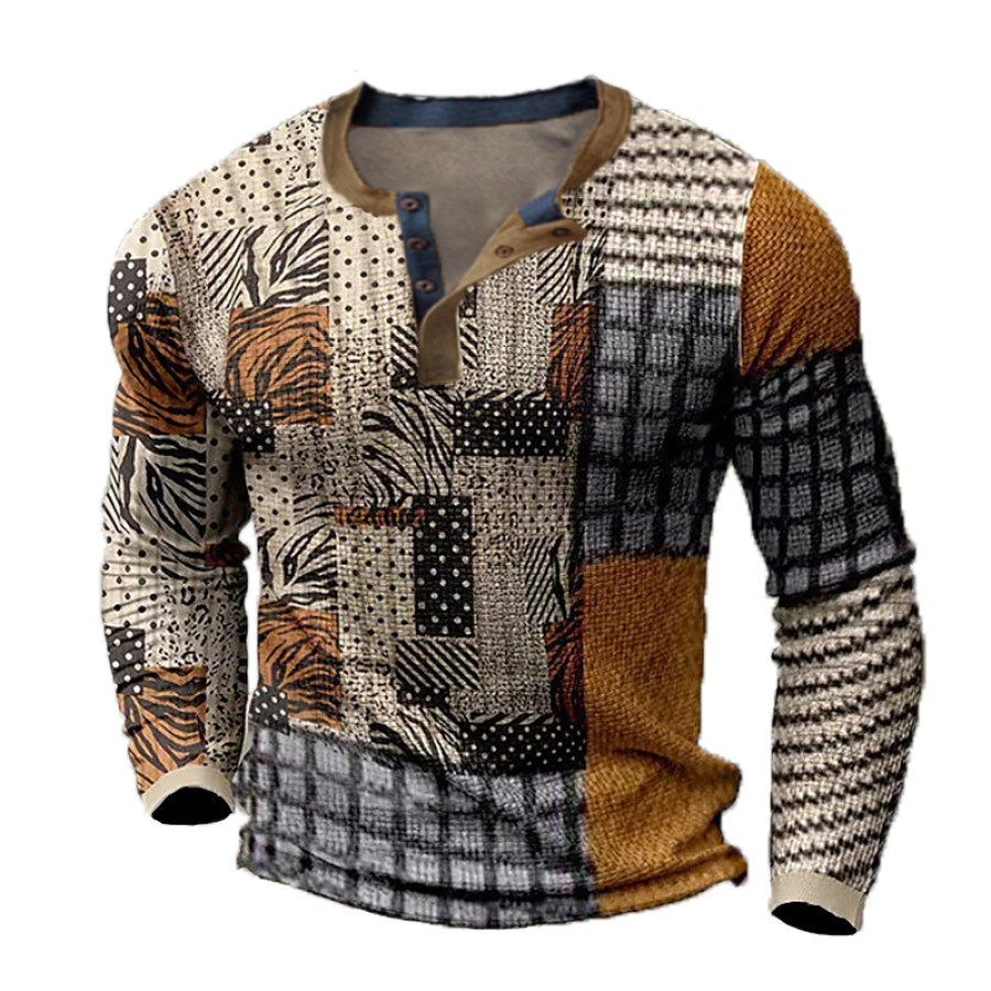 

Men's Outdoor Sports Casual Long Sleeve Printed T-Shirt