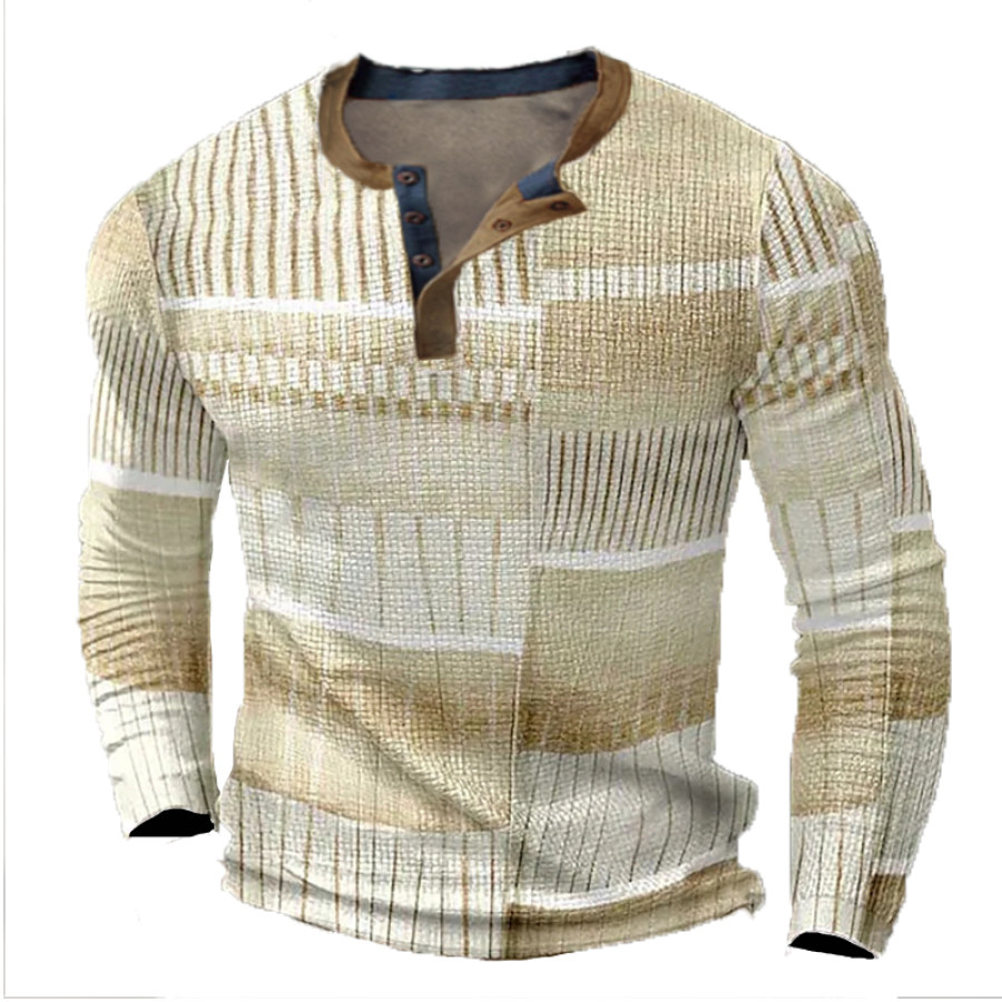 

Men's Outdoor Sports Casual Long Sleeve Printed T-Shirt