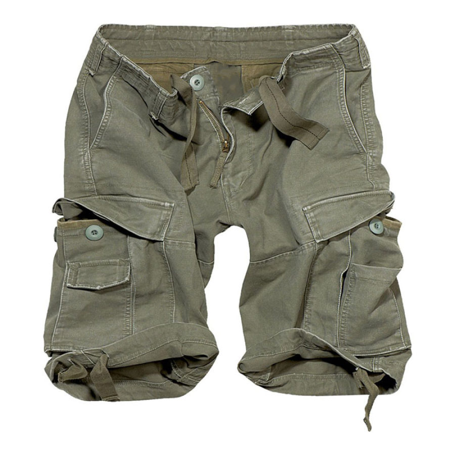 

Mens Outdoor Tactical Functional Vintage Shorts