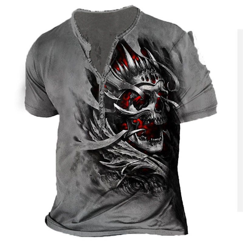 Men's Outdoor Tactical Print Chic Short Sleeve T-shirt