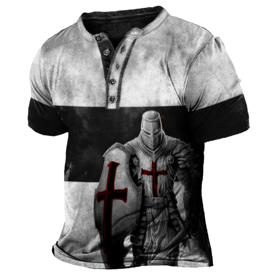 

Men's Vintage Templar Henry T-Shirt