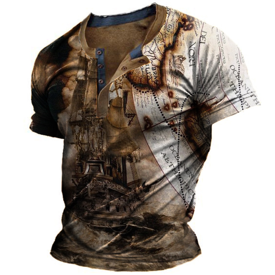 

Men's Outdoor Sports Casual Short-sleeved T-shirt