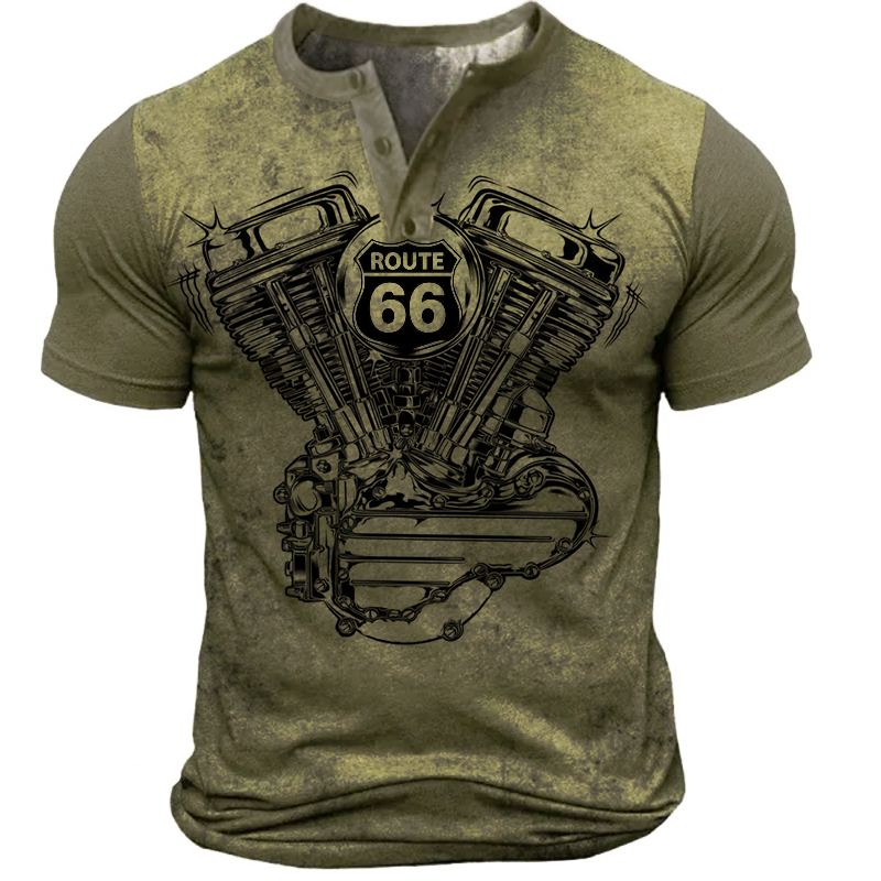 Men's Route 66 Print Chic T-shirt