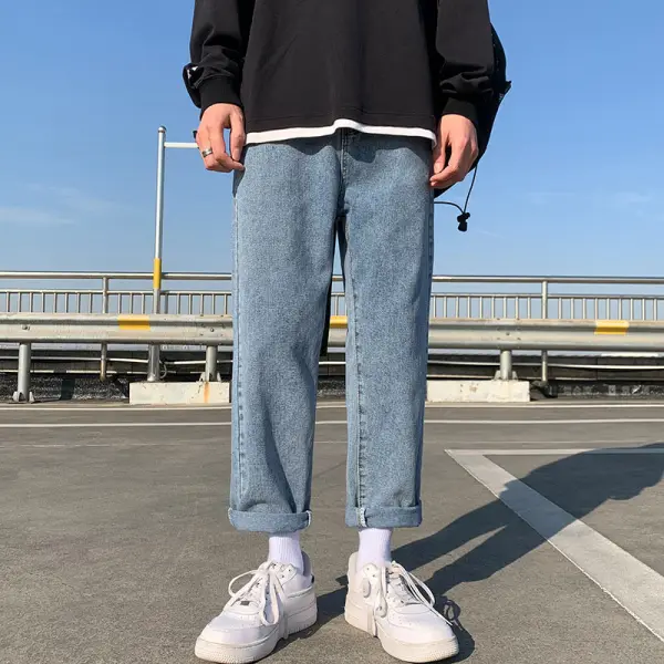 Mens Fashion Wash Casual Denim Pants - Honeylop.chimpone.com 