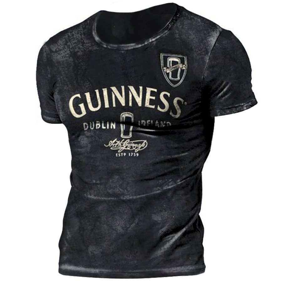 

Guinness Black Beer Mens Printed T-shirt