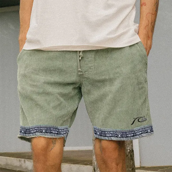 ‘Quiksilver’ Mens Vintage Corduroy Surf Shorts