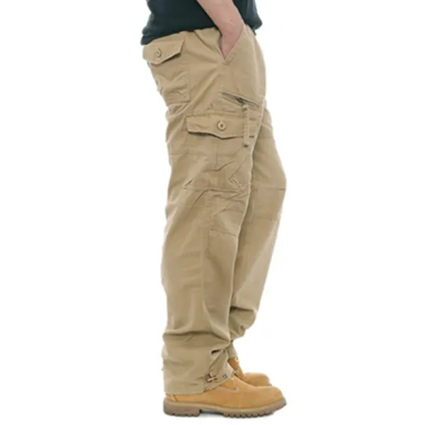 Men's Outdoor Tactical Multifunctional Pocket Cargo Pants - Kalesafe.com 