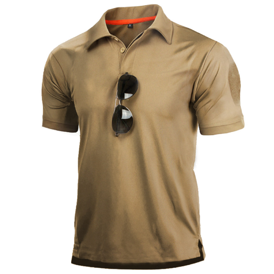 

Men's Outdoor Tactical Quick Dry Polo T-Shirt