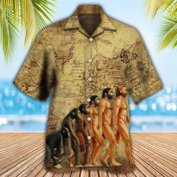 Men's Primitive Short Sleeve Beach Shirt - Kalesafe.com 