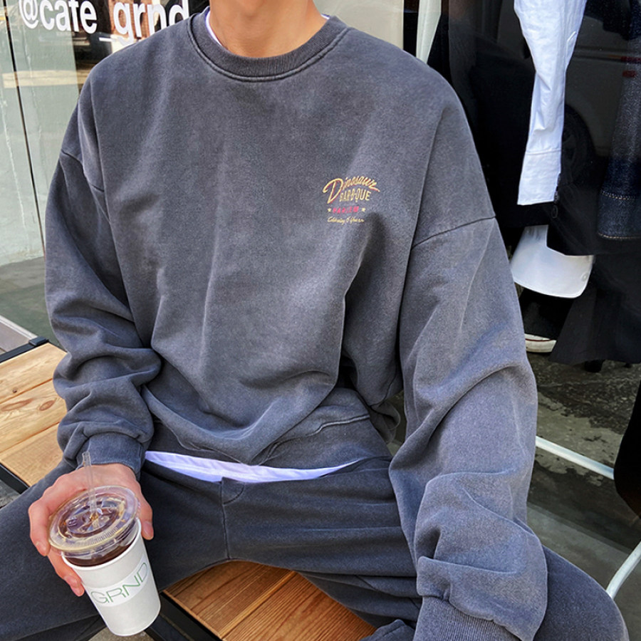 

Mens Casual Printed Sweatshirt