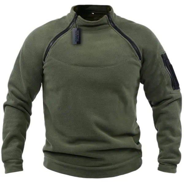Men's Hoodies & Sweatshirts Mens Outdoor Warm And Breathable Tactical Sweater dark gray armygreen khaki Autumn Winter  - Cotosen.com