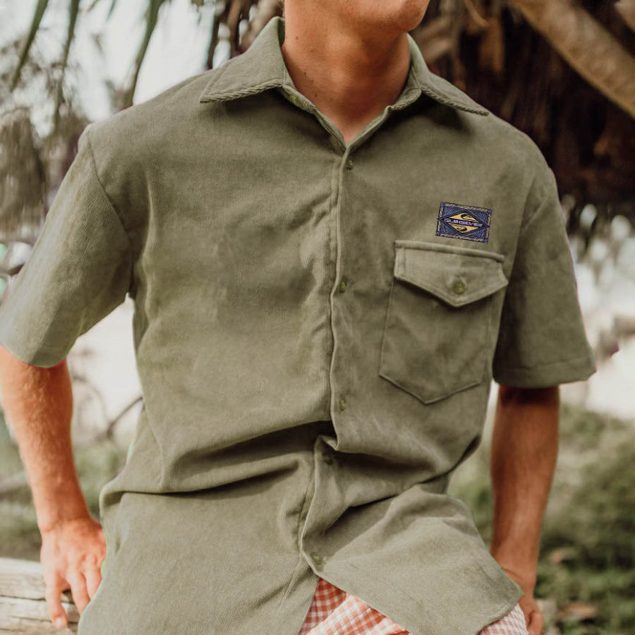 

Men's Vintage Corduroy Pocket Shirt