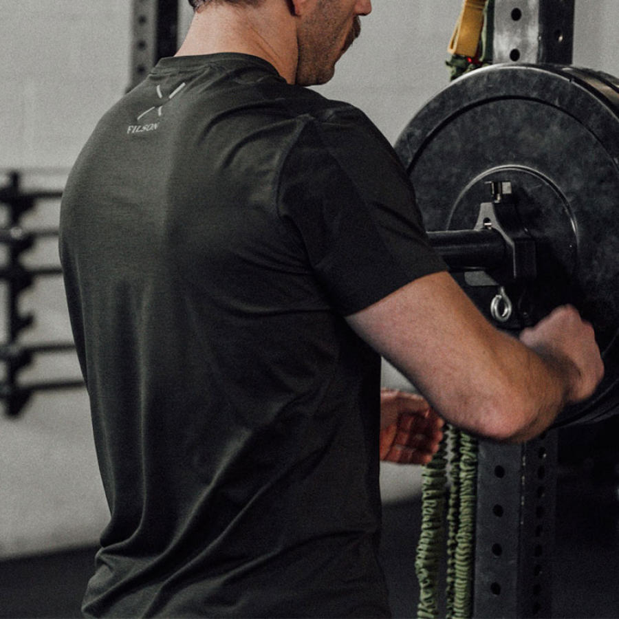 

Men's T-Shirt Fitness Training Summer Breathable Tops