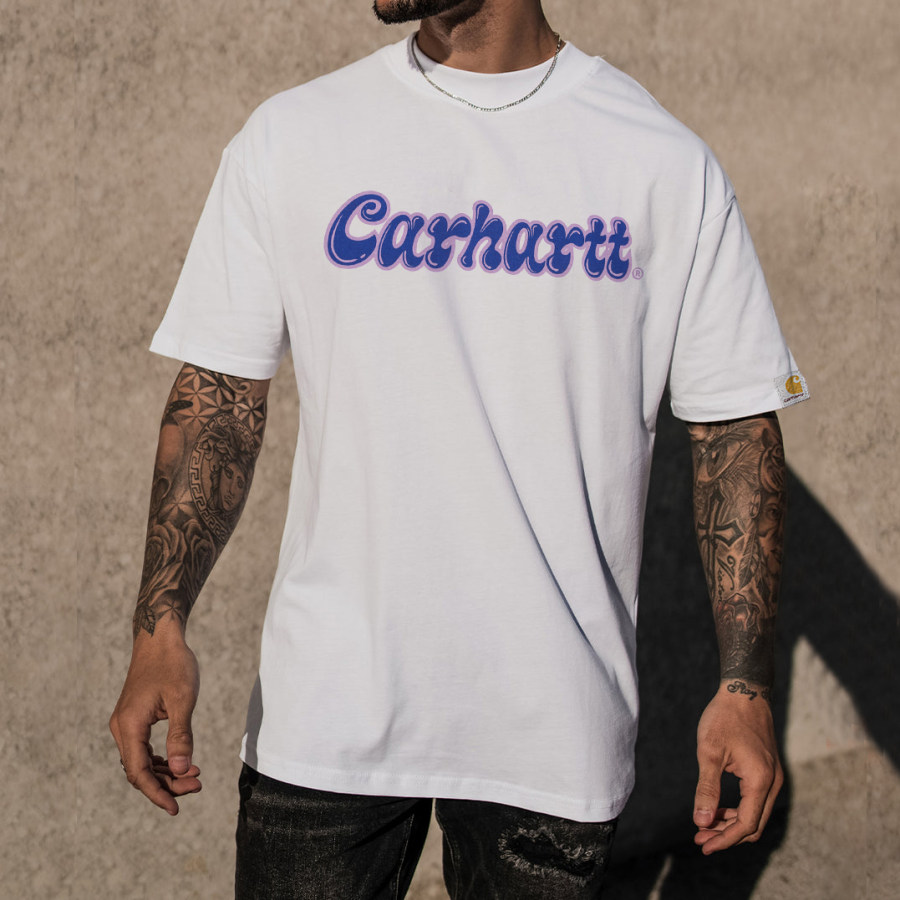 

Camiseta Con Texto Líquido Carhartt WIP SS