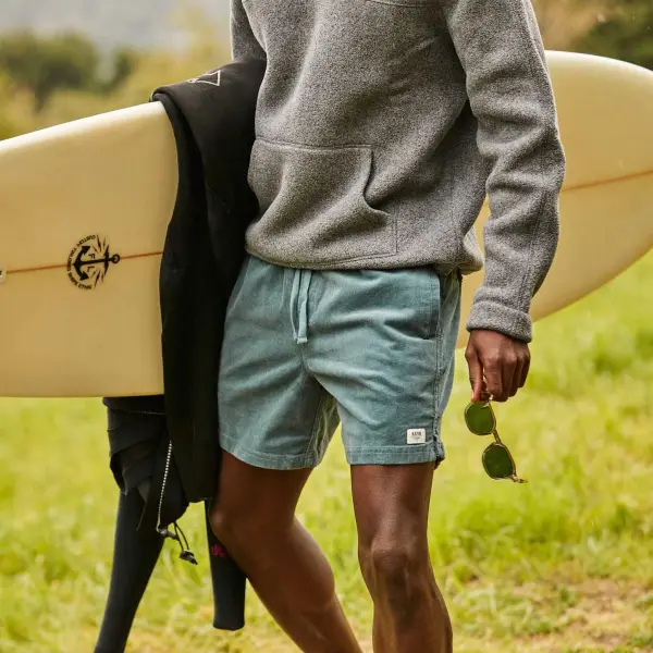 Men's Surf Shorts Vintage Katin Corduroy Hawaiian Beach Summer Daily 7